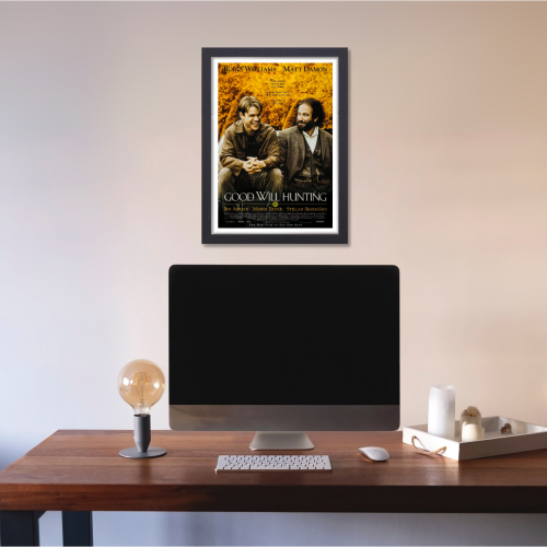 Good Will Hunting Movie Poster Frame Romance Drama Film Artwork Framed Posters Hollywood Movies Canvas Painting Artwork Photo Frames for Wall Decor Home Decoration Living Room Bedroom Office Restraunt Cafe, good will hunting movie poster, good will hunting movie poster hd, good will hunting movie poster framed, good will hunting movie poster art, good will hunting movie poster original, good will hunting movie poster imdb, good will hunting movie poster 24x36, good will hunting official movie poster