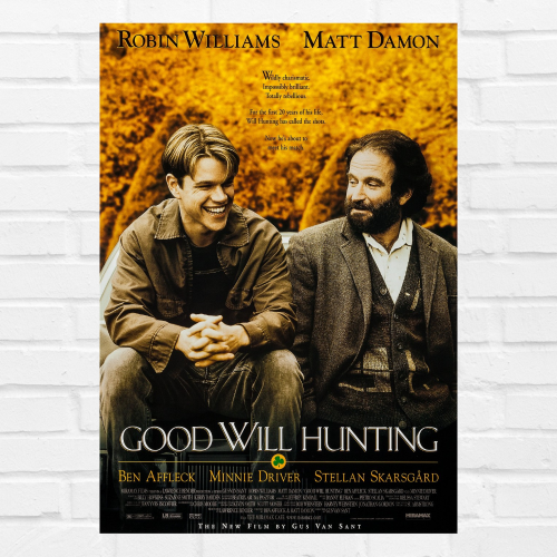 Good Will Hunting Movie Poster Frame Romance Drama Film Artwork Framed Posters Hollywood Movies Canvas Painting Artwork Photo Frames for Wall Decor Home Decoration Living Room Bedroom Office Restraunt Cafe, good will hunting movie poster, good will hunting movie poster hd, good will hunting movie poster framed, good will hunting movie poster art, good will hunting movie poster original, good will hunting movie poster imdb, good will hunting movie poster 24x36, good will hunting official movie poster