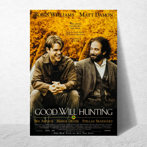 Good Will Hunting Movie Poster Frame Romance Drama Film Artwork Framed Posters Hollywood Movies Canvas Painting Artwork Photo Frames for Wall Decor Home Decoration Living Room Bedroom Office Restraunt Cafe, good will hunting movie poster, good will hunting movie poster hd, good will hunting movie poster framed, good will hunting movie poster art, good will hunting movie poster original, good will hunting movie poster imdb, good will hunting movie poster 24x36, good will hunting official movie poster