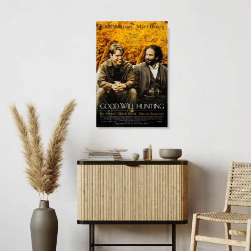 Good Will Hunting Movie Poster Frame Romance Drama Film Artwork Framed Posters Hollywood Movies Canvas Painting Artwork Photo Frames for Wall Decor Home Decoration Living Room Bedroom Office Restraunt Cafe, good will hunting movie poster, good will hunting movie poster hd, good will hunting movie poster framed, good will hunting movie poster art, good will hunting movie poster original, good will hunting movie poster imdb, good will hunting movie poster 24x36, good will hunting official movie poster
