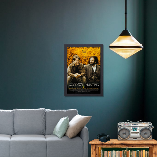 Good Will Hunting Movie Poster Frame Romance Drama Film Artwork Framed Posters Hollywood Movies Canvas Painting Artwork Photo Frames for Wall Decor Home Decoration Living Room Bedroom Office Restraunt Cafe, good will hunting movie poster, good will hunting movie poster hd, good will hunting movie poster framed, good will hunting movie poster art, good will hunting movie poster original, good will hunting movie poster imdb, good will hunting movie poster 24x36, good will hunting official movie poster