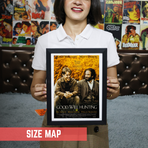Good Will Hunting Movie Poster Frame Romance Drama Film Artwork Framed Posters Hollywood Movies Canvas Painting Artwork Photo Frames for Wall Decor Home Decoration Living Room Bedroom Office Restraunt Cafe, good will hunting movie poster, good will hunting movie poster hd, good will hunting movie poster framed, good will hunting movie poster art, good will hunting movie poster original, good will hunting movie poster imdb, good will hunting movie poster 24x36, good will hunting official movie poster