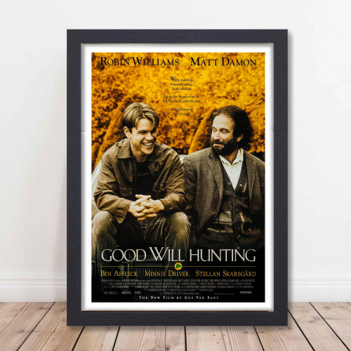 Good Will Hunting Movie Poster Frame Romance Drama Film Artwork Framed Posters Hollywood Movies Canvas Painting Artwork Photo Frames for Wall Decor Home Decoration Living Room Bedroom Office Restraunt Cafe, good will hunting movie poster, good will hunting movie poster hd, good will hunting movie poster framed, good will hunting movie poster art, good will hunting movie poster original, good will hunting movie poster imdb, good will hunting movie poster 24x36, good will hunting official movie poster