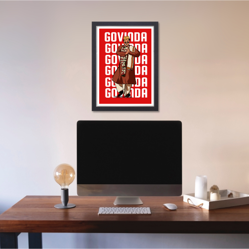 Superstar Actor Govinda Poster Frame Movie Actors Artwork Framed Posters Bollywood Movies Canvas Painting Photo Frames for Wall Decor Bedroom Living Room Decoration Home Office walls Restraunt Cafe, Govinda poster, Govinda movie poster, Govinda ka poster, Govinda old movie poster, Govinda all  movie poster, Govinda movies posters, Govinda poster colour 501, Govinda avtar poster, Bollywood actor pooster, Indian actor poster, Bollywood star poster, Bollywood actor movie poster