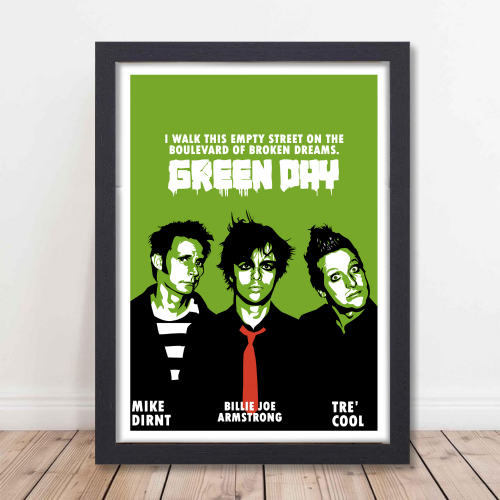 Green Day Poster Frame Singers Artwork Music Band Musician Framed Posters for Livingroom Bedroom Dining Hall Kitchen modern classic rock wall art for music lovers music band Frames, music band framed, music band posters for wall, music band posters sets for wall, Painting Wallpaper Sticker The Beatles, Kurt Cobain Michael Jackson jimi hendrix elvis, Green day poster, green day poster ideas, singers posters design, posters for wall posters for room decor, posters for bedroom, posters for wall decor