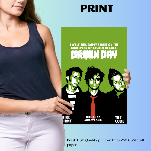 Green Day Poster Frame Singers Artwork Music Band Musician Framed Posters for Livingroom Bedroom Dining Hall Kitchen modern classic rock wall art for music lovers music band Frames, music band framed, music band posters for wall, music band posters sets for wall, Painting Wallpaper Sticker The Beatles, Kurt Cobain Michael Jackson jimi hendrix elvis, Green day poster, green day poster ideas, singers posters design, posters for wall posters for room decor, posters for bedroom, posters for wall decor