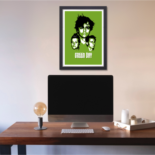 Green Day Poster Frame American Rock Band Framed Posters Singers Artwork Canvas Paintings Photo Frame Music Musicians Wall Art For Cafe Restraunt Hotel Studio Livingroom Bedroom Home & Office Decoration, Green Day Poster Frame Singers Artwork Music Band Musician Framed Posters for Livingroom Bedroom Dining Hall Kitchen modern classic rock wall art for music lovers music band Frames, music band framed, music band posters for wall, music band posters sets for wall, Painting Wallpaper Sticker The Beatles