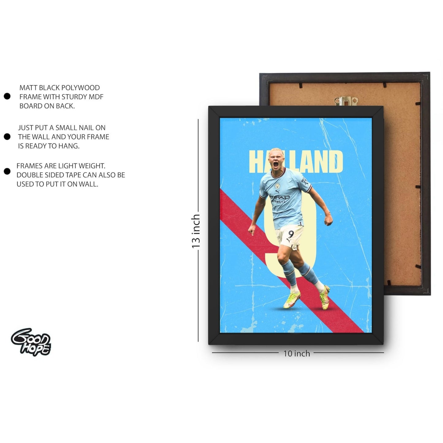 Erling Haaland Football Player Art