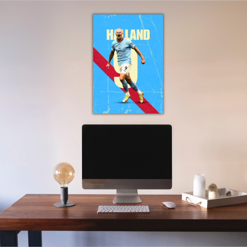 Erling Haaland Poster Frame Norwegian Footballer Framed Posters  Game Sport Players Artwork Canvas Painting with Photo Frames for wall decor for Livingroom restraunt cafe Boys room bedroom turf Home & Office Decoration, erling haaland poster, erling haaland poster man city, erling haaland signed poster, erling haaland framed poster, erling haaland frame, erling haaland framed poster, erling haaland framed jersey, erling haaland signed jersey framed, erling haaland wall art, erling haaland wall sticker