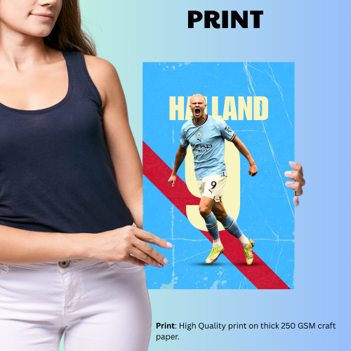 Erling Haaland Poster Frame Norwegian Footballer Framed Posters  Game Sport Players Artwork Canvas Painting with Photo Frames for wall decor for Livingroom restraunt cafe Boys room bedroom turf Home & Office Decoration, erling haaland poster, erling haaland poster man city, erling haaland signed poster, erling haaland framed poster, erling haaland frame, erling haaland framed poster, erling haaland framed jersey, erling haaland signed jersey framed, erling haaland wall art, erling haaland wall sticker