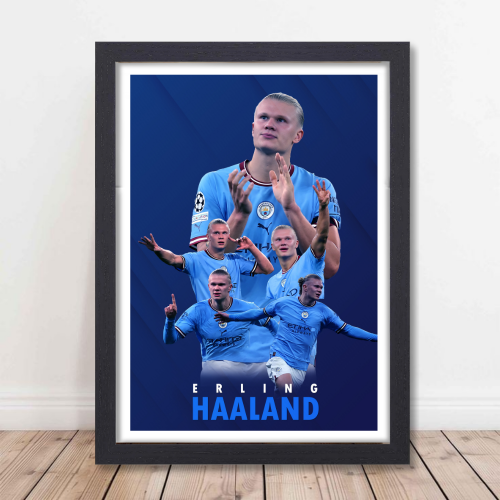 Erling Haaland Poster Frame Norwegian Footballer Framed Posters  Game Sport Players Artwork Canvas Painting with Photo Frames for wall decor for Livingroom restraunt cafe Boys room bedroom turf Home & Office Decoration, erling haaland poster, erling haaland poster man city, erling haaland signed poster, erling haaland framed poster, erling haaland frame, erling haaland framed poster, erling haaland framed jersey, erling haaland signed jersey framed, erling haaland wall art, erling haaland wall sticker