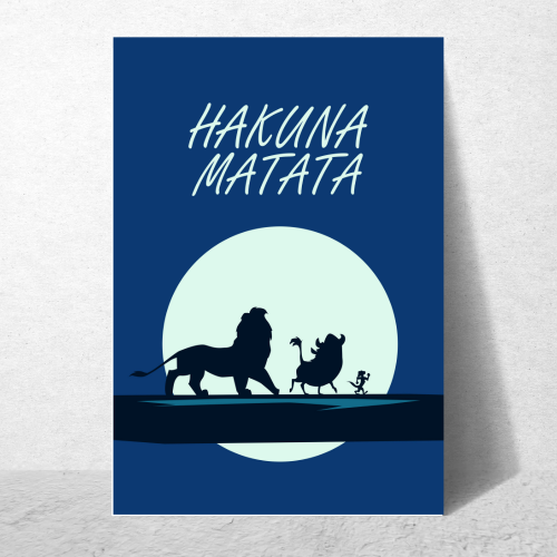 Hakuna Matata Movie Poster Frame Animation Film Design Artwork Framed Posters Hollywood Movies Canvas Painting Photo Frames For Wall Decor Living Room Bedroom  Study Room Restraunt Cafe Office & Home Decoration, animation movies poster hakuna matata film, Hakuna Matata Wallpaper 4K, Hakuna Matata poster, Hakuna Matata poster amazon, Hakuna Matata poster kinder, lion king Hakuna Matata poster, Hakuna Matata wall poster, Hakuna Matata pic, Hakuna Matata picture, Hakuna Matata movie poster hd