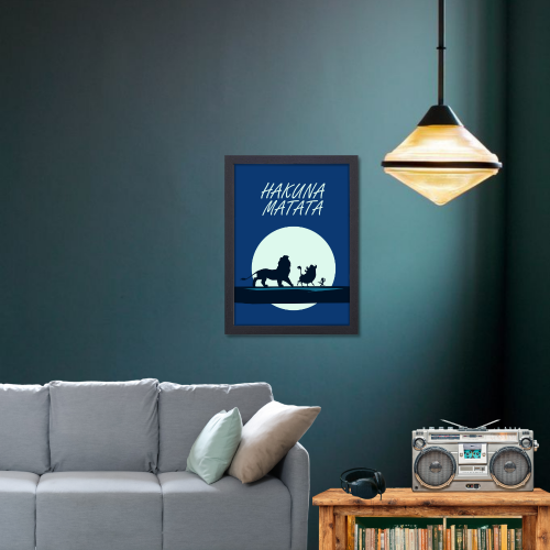 Hakuna Matata Movie Poster Frame Animation Film Design Artwork Framed Posters Hollywood Movies Canvas Painting Photo Frames For Wall Decor Living Room Bedroom  Study Room Restraunt Cafe Office & Home Decoration, animation movies poster hakuna matata film, Hakuna Matata Wallpaper 4K, Hakuna Matata poster, Hakuna Matata poster amazon, Hakuna Matata poster kinder, lion king Hakuna Matata poster, Hakuna Matata wall poster, Hakuna Matata pic, Hakuna Matata picture, Hakuna Matata movie poster hd