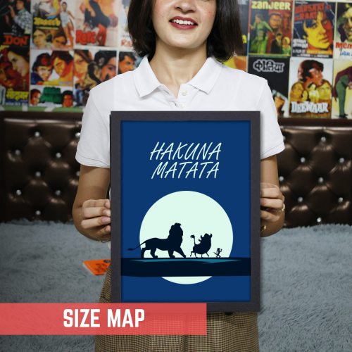 Hakuna Matata Movie Poster Frame Animation Film Design Artwork Framed Posters Hollywood Movies Canvas Painting Photo Frames For Wall Decor Living Room Bedroom  Study Room Restraunt Cafe Office & Home Decoration, animation movies poster hakuna matata film, Hakuna Matata Wallpaper 4K, Hakuna Matata poster, Hakuna Matata poster amazon, Hakuna Matata poster kinder, lion king Hakuna Matata poster, Hakuna Matata wall poster, Hakuna Matata pic, Hakuna Matata picture, Hakuna Matata movie poster hd