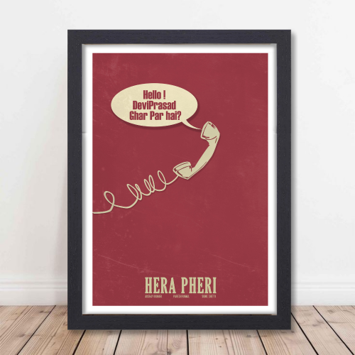 Hera Pheri Movie Poster Frame Bollywood Movies Artwork Framed Posters Funny Movie Quote Dilogues Photo Frames For Wall Decor Restraunt Cafe Bedroom Living Room Decoration Home Office, hera pheri poster, hera pheri poster hd, hera pheri movie poster, hera pheri movie poster hd, hera pheri film poster, hera pheri 3 poster, hera pheri poster frame, hera pheri poster framed, hera pheri poster framed hd, hera pheri poster framed print, bollywood movies poster hd