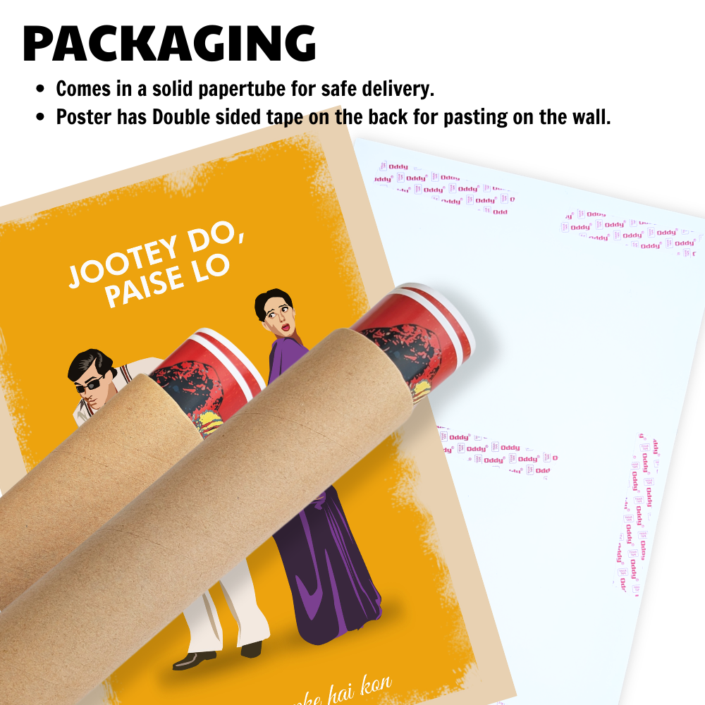 Bollywood Movie Hum Aapke Hai Kon Poster Frame Movies Actor salman Khan MAdhuri Dixit Framed Posters Dialouges Quote Canvas Painting Photo Frames For Wall Decor Bedroom Living Room Decoration Home Office Restraunt Cafe