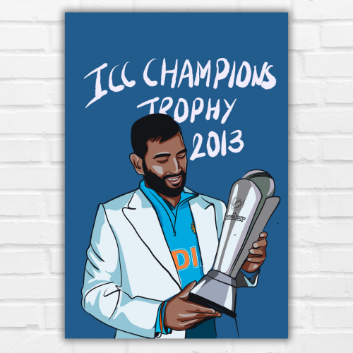 MS Dhoni Poster Frame Mahi Wall Framed Posters Mahendra Singh Dhoni Motivational Quotes Photo Frames Paintings For Room Wall Decoration, Living Room Bedroom Boys Gift Fan| Cricket Lover Cricketers Wall Decor Canvas