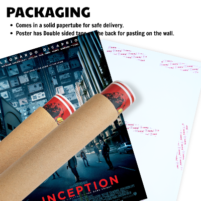 Inception 3 Movie Poster Frame Sci fi Action Film Framed Posters Hollywood Movies Artwork Canvas Painting Photo Frames For Wall Art Decor Living Room Bedroom  Study Room Restraunt Cafe Office & Home Decoration