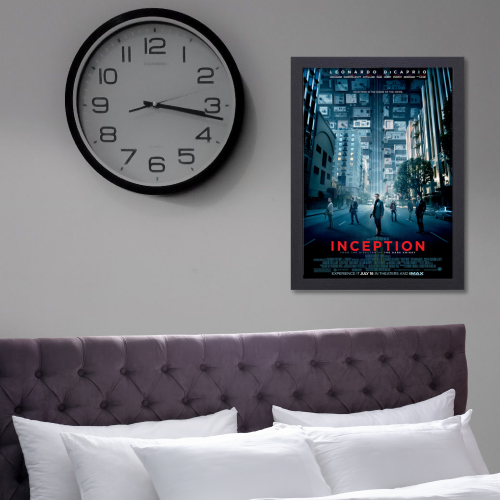 Inception 3 Movie Poster Frame Sci fi Action Film Framed Posters Hollywood Movies Artwork Canvas Painting Photo Frames For Wall Art Decor Living Room Bedroom  Study Room Restraunt Cafe Office & Home Decoration