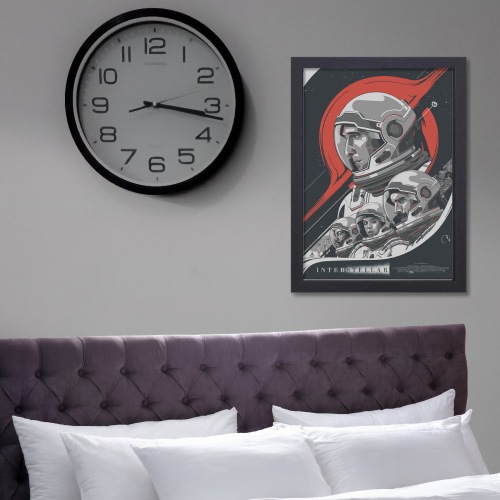 Intersteller Movie Poster Frame Motivational Quotes Artwork Framed Posters Hollywood Movies Canvas Painting Photo Frames for Wall Art Decor Home Decoration Living Room Bedroom Office Study Room Cafe