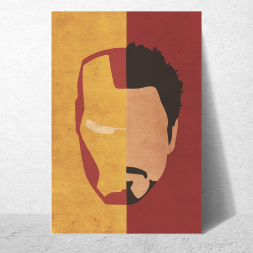 IronMan Avengers Movie Poster Frame Action Sci-fi Film Artwork Framed Posters Marvel Universe Character Movies Canvas Painting Photo Frames for Wall Decor Home Decoration Living Room Bedroom Office Study Room Cafe Restraunt