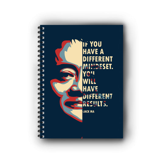 Jack Ma Motivational Printed Notebook