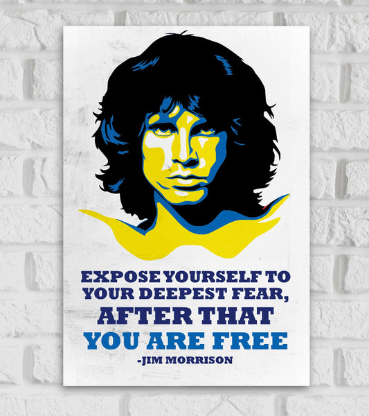 Jim Morrison American Singer-Songwriter and Poet Pop Art Popular Music Artist Painting Song Hollywood Bollywood  
Matte Finish Beautiful Poster Frames