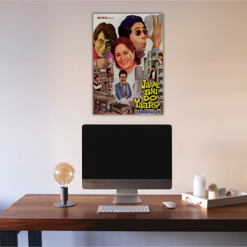 bollywood classic movies posters, bollywood classic movies poster, old indian movie posters, old hindi movie posters, Bollywood Poster Jaane Bhi Do Yaaro Classic Movie Frame Movie Artwork Canvas Painting Framed Posters Wall Decor Photo Frames For Restraunt cafe Bedroom Living Room Decoration Home Office restro, jaane bhi do yaaro movie poster, jaane bhi do yaaro poster, jaane bhi do yaaro wall poster, jaane bhi do yaaro wall poster download, jaane bhi do yaaro wall posters, jaane bhi do yaaro poster frame