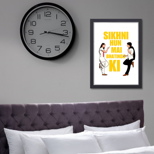 Bollywood Movie Jab We Met Posters Frame kareena kapoor Artwork Framed Posters Movies Dialouges Canvas Painting Photo Frames For Wall Decor Restraunt Cafe Bedroom Living Room Decoration Home Office,  jab we met movie poster, jab we met train poster, jab we met movie poster hd, jab we met poster hd, jab we met minimalist poster, jab we met official poster, jab we met geet poster, jab we met poster original, jab we met movie posters, jab we met kareena kapoor poster, jab we met kareena kapoor photos