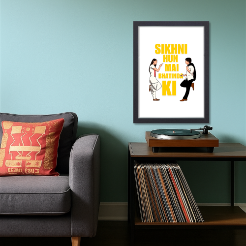 Bollywood Movie Jab We Met Posters Frame kareena kapoor Artwork Framed Posters Movies Dialouges Canvas Painting Photo Frames For Wall Decor Restraunt Cafe Bedroom Living Room Decoration Home Office,  jab we met movie poster, jab we met train poster, jab we met movie poster hd, jab we met poster hd, jab we met minimalist poster, jab we met official poster, jab we met geet poster, jab we met poster original, jab we met movie posters, jab we met kareena kapoor poster, jab we met kareena kapoor photos