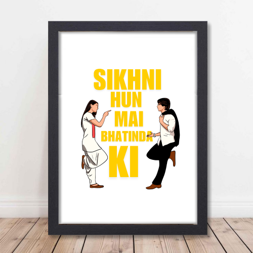 Bollywood Movie Jab We Met Posters Frame kareena kapoor Artwork Framed Posters Movies Dialouges Canvas Painting Photo Frames For Wall Decor Restraunt Cafe Bedroom Living Room Decoration Home Office,  jab we met movie poster, jab we met train poster, jab we met movie poster hd, jab we met poster hd, jab we met minimalist poster, jab we met official poster, jab we met geet poster, jab we met poster original, jab we met movie posters, jab we met kareena kapoor poster, jab we met kareena kapoor photos