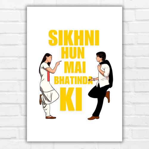 Bollywood Movie Jab We Met Posters Frame kareena kapoor Artwork Framed Posters Movies Dialouges Canvas Painting Photo Frames For Wall Decor Restraunt Cafe Bedroom Living Room Decoration Home Office,  jab we met movie poster, jab we met train poster, jab we met movie poster hd, jab we met poster hd, jab we met minimalist poster, jab we met official poster, jab we met geet poster, jab we met poster original, jab we met movie posters, jab we met kareena kapoor poster, jab we met kareena kapoor photos
