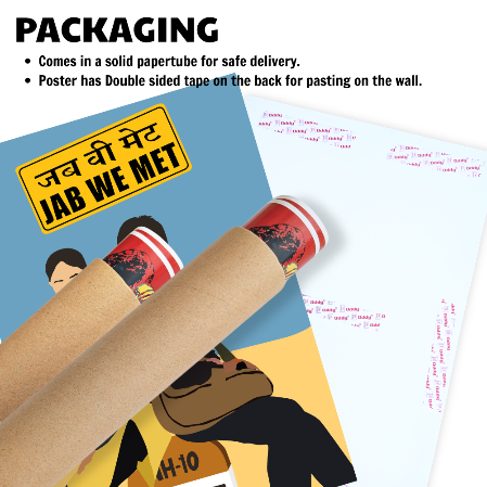 Bollywood Movie Jab We Met Posters Frame kareena kapoor Artwork Framed Posters Movies Dialouges Canvas Painting Photo Frames For Wall Decor Restraunt Cafe Bedroom Living Room Decoration Home Office,  jab we met movie poster, jab we met train poster, jab we met movie poster hd, jab we met poster hd, jab we met minimalist poster, jab we met official poster, jab we met geet poster, jab we met poster original, jab we met movie posters, jab we met kareena kapoor poster, jab we met kareena kapoor photos