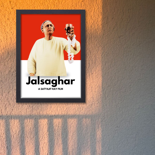 Jalsaghar Movie Poster Frame Satyajit Roy's Movies Framed Posters Bollywood Artwork Canvas Painting Photo Frames For Wall Decor Bedroom Living Room Decoration Home Office Restraunt Cafe, Jalsaghar movie poster, Jalsaghar poster, Jalsaghar movie poster hd, Jalsaghar movie wall poster, Jalsaghar movie wall poster download, Jalsaghar movie wall painting, Jalsaghar movie wall painting images, Jalsaghar movie wall painting design, Jalsaghar movie poster framed, satyajit ray motivational posters