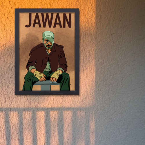 Jawan Movie Poster Frame Actor Shahrukh Khan Artwork Framed Posters Bollywood Movies Art Canvas Painting Photo Frames for Wall Decor Bedroom Dining Hall Kitchen Restraunt cafe & Office walls decoration, jawan movie poster, jawan movie poster hd, jawan movie poster 4k, jawan movie poster hd wallpaper, jawan movie poster drawing, jawan movie poster imdb, jawan movie poster photo, jawan movie poster srk, jawan movie ka poster, jawan movie official poster, srk devdas poster, srk movie poster, srk movie poster 
