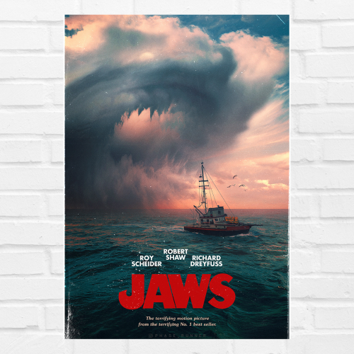 Jaws Movie Poster Frame Horror Adventure Film Artwork Framed Posters Hollywood Thriller Movies Canvas Painting Photo Frames For Wall Decor Living Living Room Bedroom  Study Room Restraunt Cafe Office & Home Decoration, Jaws movie poster original, Jaws movie poster hd, Jaws movie poster 1975, Jaws movie poster framed, Jaws movie poster 4k, Jaws movie poster image, Jaws movie poster high resolution, Jaws movie poster artist, Jaws movie poster drawing, Jaws poster, Jaws poster original, Jaws poster shark