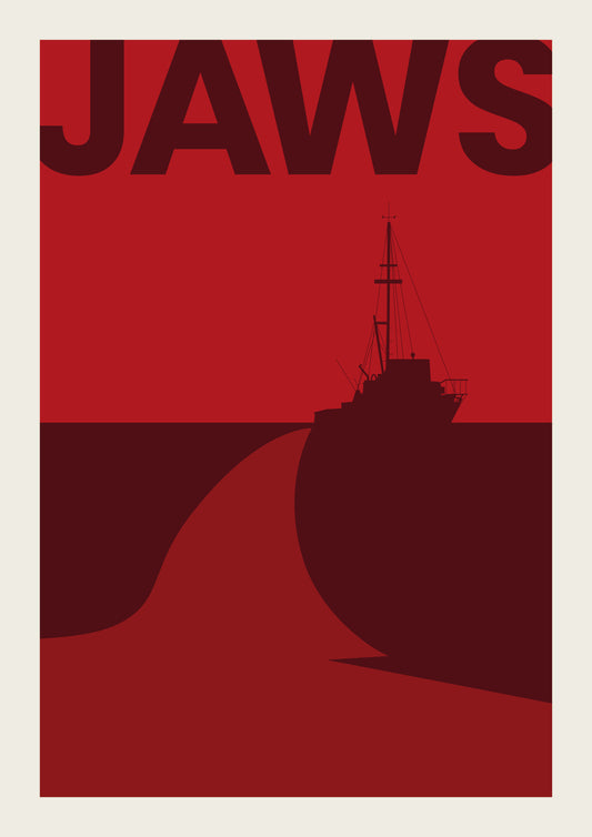 Jaws movie Art work