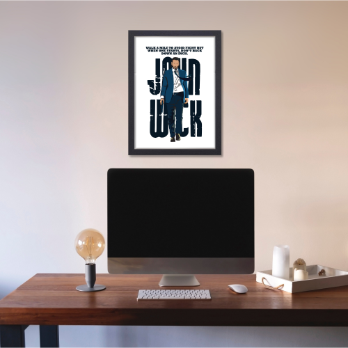 John Wick Movie Poster Frame Movies Artwork Framed Posters Hollywood Film Canvas Painting Photo Frame for Wall Decor Home Decoration Living Room Bedroom Office Study Room Cafe, john wick movie poster, john wick movie poster 4k, john wick movie poster 24x36, john wick movie poster hd, john wick movie poster original, john wick movie poster framed, john wick movie poster for sale, john wick movie poster font, john wick poster frame, john wick wall poster, john wick wall stickers, john wick wall art