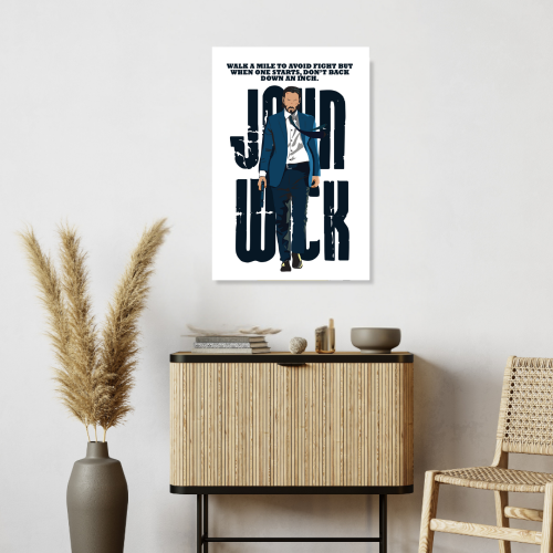 John Wick Movie Poster Frame Movies Artwork Framed Posters Hollywood Film Canvas Painting Photo Frame for Wall Decor Home Decoration Living Room Bedroom Office Study Room Cafe, john wick movie poster, john wick movie poster 4k, john wick movie poster 24x36, john wick movie poster hd, john wick movie poster original, john wick movie poster framed, john wick movie poster for sale, john wick movie poster font, john wick poster frame, john wick wall poster, john wick wall stickers, john wick wall art