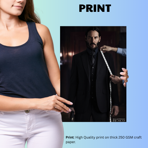 John Wick 2 Movie Poster Frame Movies Art work Framed Posters Hollywood Film Canvas Painting Photo Frame for Wall Decor Home Living Room Bedroom Office Study Room Cafe Decoration