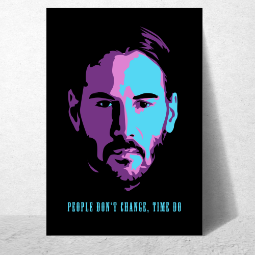 John Wick 1 Movie Poster Frame Movies Art work Framed Posters Hollywood Film Canvas Painting Photo Frame for Wall Decor Home Living Room Bedroom Office Study Room Cafe Decoration