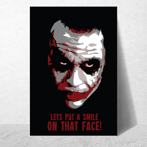 Joker Movie Poster Frame Movie Film Artwork Framed Posters Hollywood Movie Canvas Painting Photo Frames For Wall Decor Living Room Bedroom Art Study Room Restraunt Cafe Office & Home Decoration