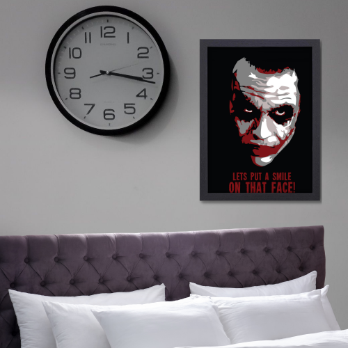 Joker Movie Poster Frame Movie Film Artwork Framed Posters Hollywood Movie Canvas Painting Photo Frames For Wall Decor Living Room Bedroom Art Study Room Restraunt Cafe Office & Home Decoration