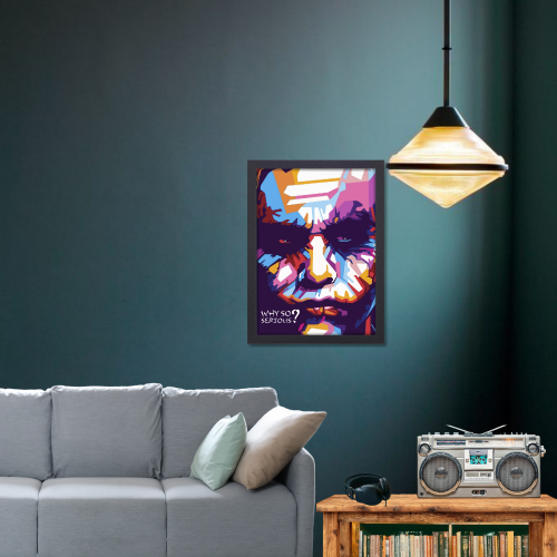 Joker Movie Poster Frame Movies Artwork Framed Posters Hollywood Movie Canvas Painting Photo Frames For Wall Decor Living Room Bedroom Art Study Room Restraunt Cafe Office & Home Decoration Artwork