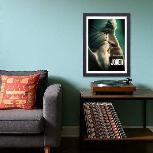 Joker Movie Poster Frame Movies Art work Film Framed Posters Hollywood Movie Canvas Painting Photo Frames For Wall Decor Living Room Bedroom Art Study Room Restraunt Cafe Office & Home Decoration