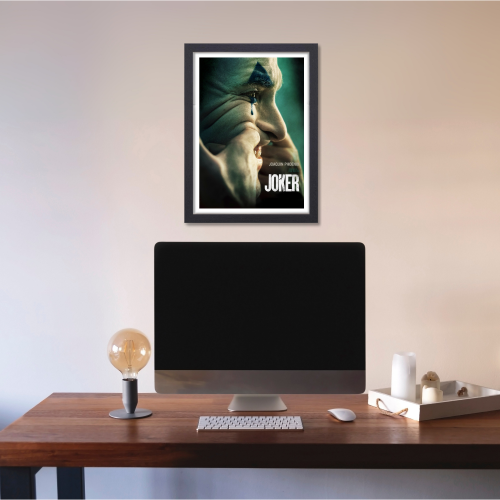 Joker Movie Poster Frame Movies Art work Film Framed Posters Hollywood Movie Canvas Painting Photo Frames For Wall Decor Living Room Bedroom Art Study Room Restraunt Cafe Office & Home Decoration