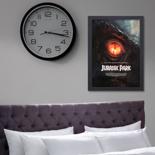Jurassic park Movie Poster Frame Adventure Sci-fi Movies Framed Posters Hollywood Film Art work Canvas Painting Photo Frames for Wall Art Decor Living Room Bedroom  Study Room Restraunt Cafe Office & Home Decoration