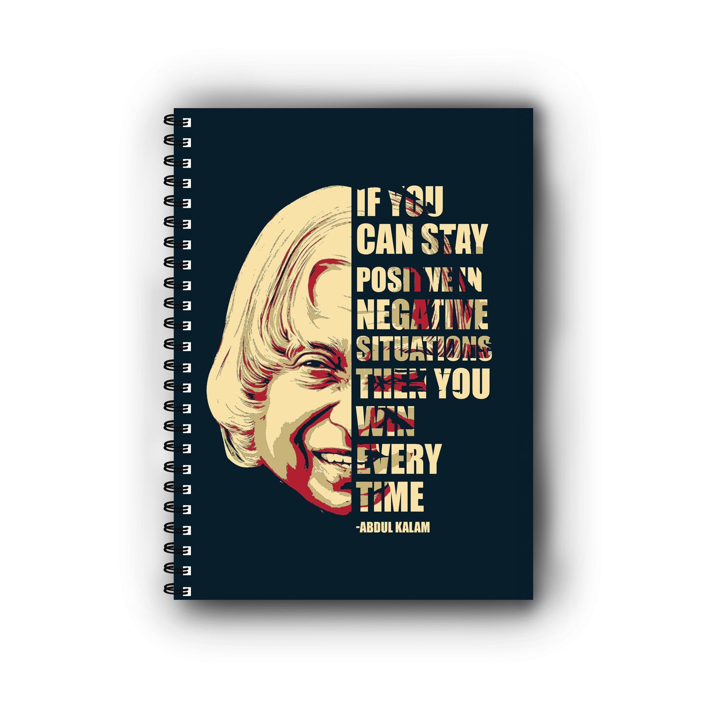 Abdul Kalam Quote Printed Notebook