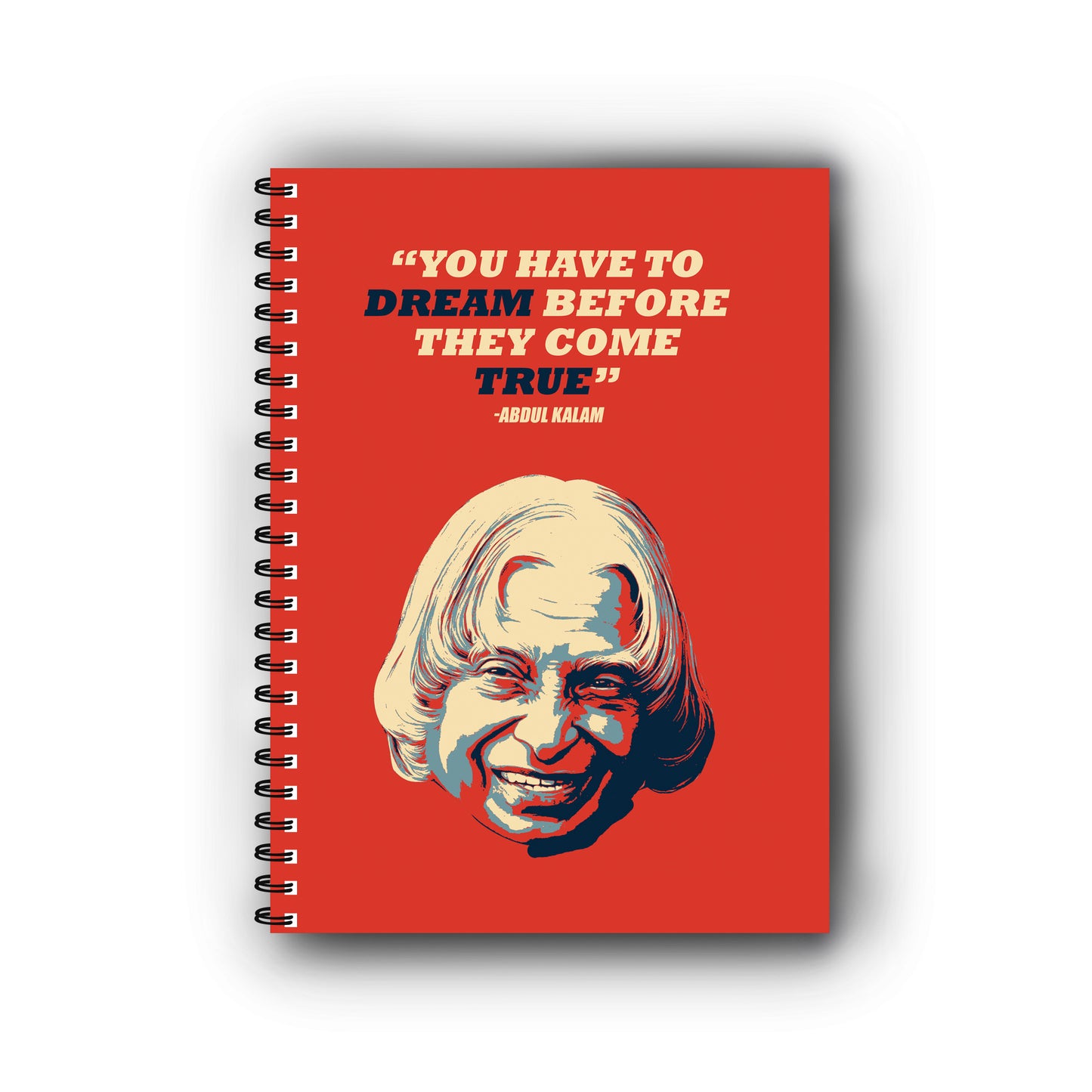 Abdul Kalam Quote Printed Notebook