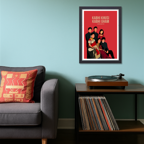 kabhi Khushi Kabhi Gham Movie Poster Frame Bollywood Actor Amitabh Bachchan Shahrukh Khan Kajol Jaya Framed Posters Movies Dialogue Quotes Artwork Canvas Painting Photo Frames For Wall Decor Restraunt Cafe Bedroom Living Room Decoration Home Office, kabhi khushi kabhi gham movie poster, kabhi khushi kabhi gham poster, kabhi khushi kabhi gham poster hd, kabhi khushi kabhi gham photo frame, kabhi khushi kabhi gham 2 poster, kabhi khushi kabhi gham photo, kabhi khushi kabhi gham poster photo